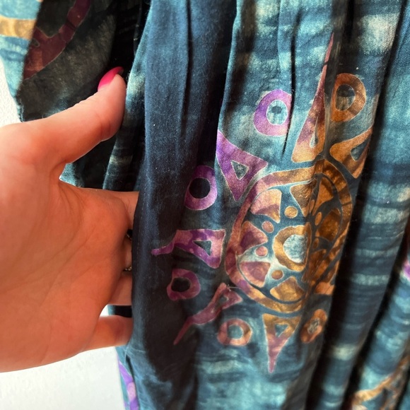 Hilltribe Designs Flowy Abstract Jumpsuit S (Fits s-m depending on desired fit) - Picture 3 of 14